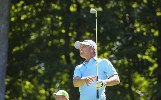 July 12, 2019 - Silvis, Iowa, USA - Matt Jones tees off on six during the second round of the John Deere Classic at TPC Deere Run in Silvis, Friday, July 12, 2019. Iowa News - July 12, 2019 - ZUMAq30_ 92249200st Copyright: xAndyxAbeytax