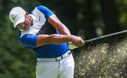 July 13, 2019 - Silvis, Iowa, USA - Jhonattan Vegas tees off on six during the third round of the John Deere Classic at TPC Deere Run in Silvis, Saturday, July 13, 2019. Golf 2019: John Deere Classic Iowa - ZUMAq30_ 20190713_zaf_q30_050 Copyright: xAndyxAbeytax