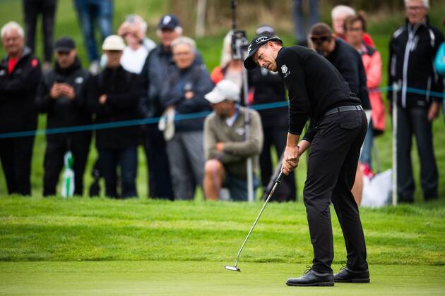 190822 during the first round of the Scandinavian Invitation golf tournament on August 21, 2019 i Mölndal,  Copyright: MATHIASxBERGELD BB190822MB046