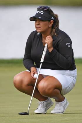 AURORA, ON - AUGUST 25: Lisette Salas (USA) on the 2nd green during the final round of the LPGA, Golf Damen - CP Women s Open on August 25, 2019 at Magna Golf Club in Aurora, ON. (Photo by Gerry Angus Icon Sportswire) GOLF: AUG 25 LPGA - CP Women s Open Icon19082507