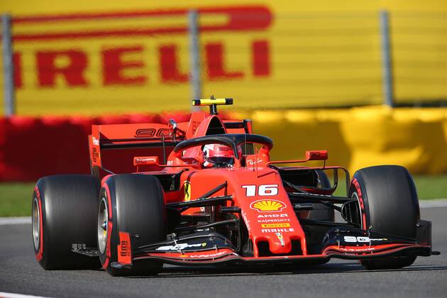 Photo4 LaPresse 30 08 2019 Spa Francorchamps, Belgio Grand Prix Formula One Belgio 2019 In the pic: Charles Leclerc (MON) Scuderia Ferrari SF90  Copyright: xPhoto4 LaPressex
