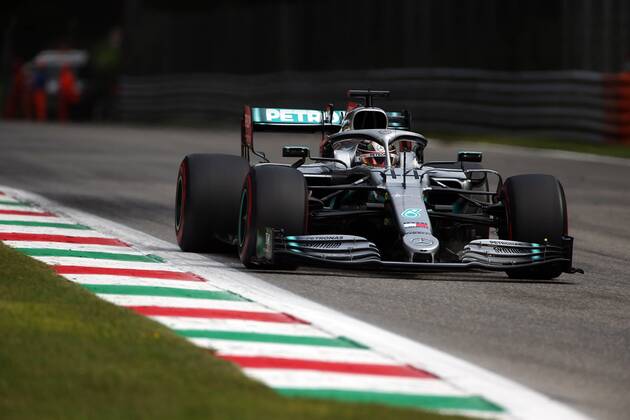Photo4 LaPresse 07 09 2019 Monza, Italy Grand Prix Formula One Italia 2019 In the pic: Lewis Hamilton (GBR) Mercedes AMG F1 W10  Copyright: xPhoto4 LaPressex