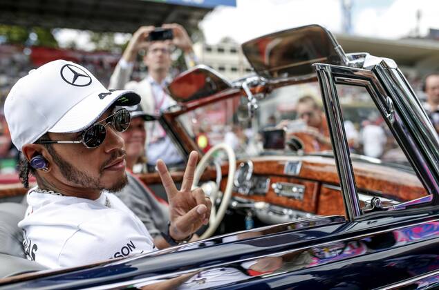 Motorsports: FIA Formula One World Championship, WM, Weltmeisterschaft 2019, Grand Prix of Italy, 44 Lewis Hamilton (GBR, Mercedes AMG Petronas Motorsport), Monza Italy