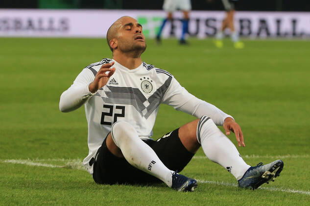 07 10 2019, DFB All Stars vs. Azzuri Legends, Sportpark Ronhof Fuerth, football, sport, David Odonkor DFB All Stars in picture