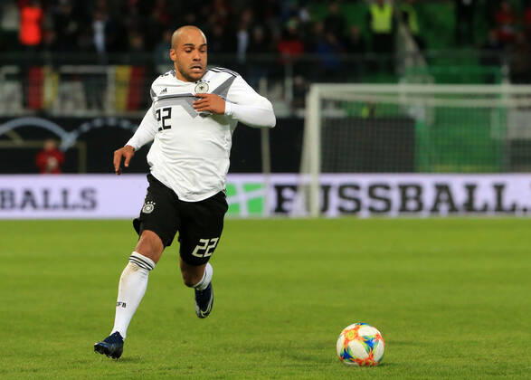 07 10 2019, DFB All Stars vs. Azzuri Legends, Sportpark Ronhof Fuerth, football, sport, David Odonkor DFB All Stars in picture