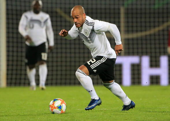 07 10 2019, DFB All Stars vs. Azzuri Legends, Sportpark Ronhof Fuerth, football, sport, David Odonkor DFB All Stars in picture