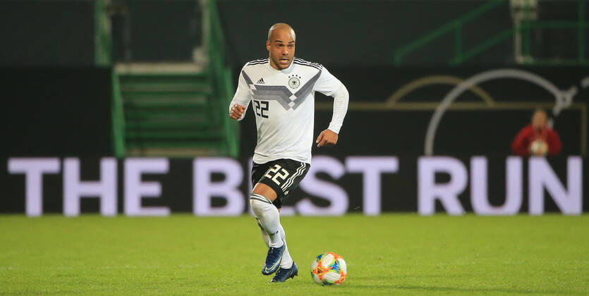 07 10 2019, DFB All Stars vs. Azzuri Legends, Sportpark Ronhof Fuerth, football, sport, David Odonkor DFB All Stars in picture