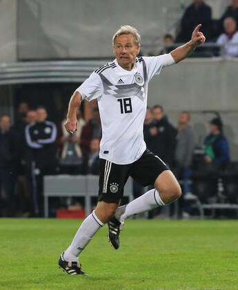 07 10 2019, DFB All Stars vs. Azzuri Legends, Sportpark Ronhof Fuerth, football, sport, in picture Juergen Klinsmann DFB All Stars