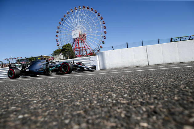 Sport Bilder des Tages Motorsports: FIA Formula One World Championship, WM, Weltmeisterschaft 2019, Grand Prix of Japan, 77 Valtteri Bottas (FIN, Mercedes AMG Petronas Motorsport), Suzuka Japan