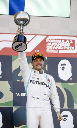 Motorsports: FIA Formula One World Championship, WM, Weltmeisterschaft 2019, Grand Prix of Japan, 77 Valtteri Bottas (FIN, Mercedes AMG Petronas Motorsport), Suzuka Japan
