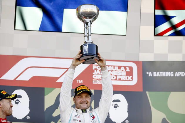 Motorsports: FIA Formula One World Championship, WM, Weltmeisterschaft 2019, Grand Prix of Japan, 77 Valtteri Bottas (FIN, Mercedes AMG Petronas Motorsport), Suzuka Japan