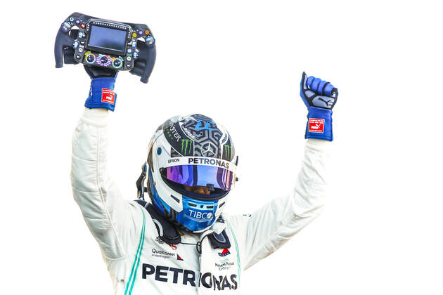 Sport Bilder des Tages Motorsports: FIA Formula One World Championship, WM, Weltmeisterschaft 2019, Grand Prix of Japan, 77 Valtteri Bottas (FIN, Mercedes AMG Petronas Motorsport), Suzuka Japan