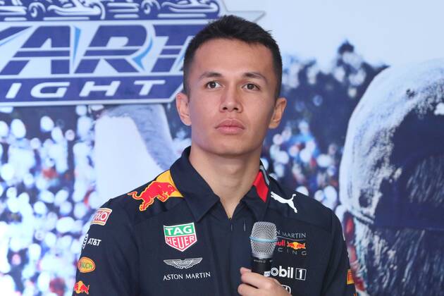 October 23, 2019 EUM20191023DEP17 JPG MEXICO CITY MotoringAutomovilismo Alexander Albon October 23, 2019 Alexander Albon, Formula 1 driver, gave a press conference and participated in a pits challenge Photo Agency EL UNIVERSALCarlos MejiaEELG Latin News October 23, 2019  - ZUMAu78_ 20191023_zaf_u78_070 Copyright: xElxUniversalx