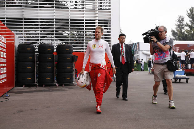 Motorsports: FIA Formula One World Championship, WM, Weltmeisterschaft 2019, Grand Prix of Mexico, 5 Sebastian Vettel (GER, Scuderia Ferrari Mission Winnow), Mexico-City Mexico