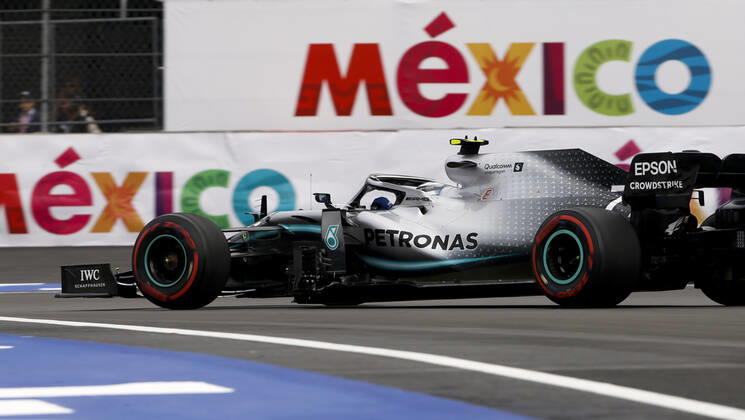 Motorsports: FIA Formula One World Championship, WM, Weltmeisterschaft 2019, Grand Prix of Mexico, 77 Valtteri Bottas (FIN, Mercedes AMG Petronas Motorsport), Mexico-City Mexico
