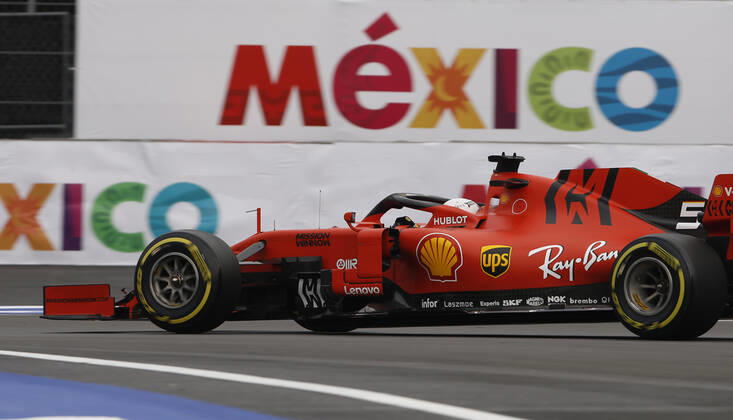 Motorsports: FIA Formula One World Championship, WM, Weltmeisterschaft 2019, Grand Prix of Mexico, 5 Sebastian Vettel (GER, Scuderia Ferrari Mission Winnow), Mexico-City Mexico