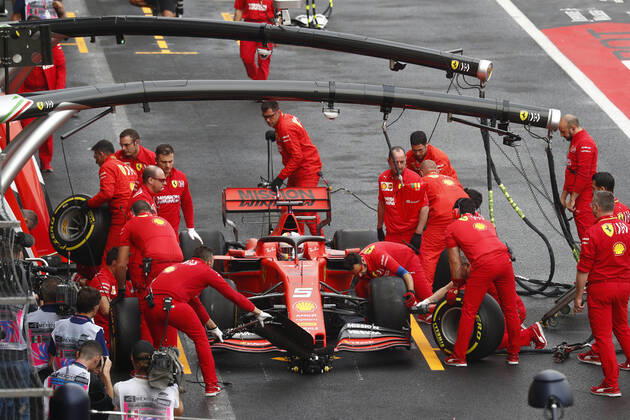 Sport Bilder des Tages Motorsports: FIA Formula One World Championship, WM, Weltmeisterschaft 2019, Grand Prix of Mexico, 5 Sebastian Vettel (GER, Scuderia Ferrari Mission Winnow), Mexico-City Mexico