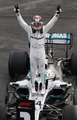Motorsports: FIA Formula One World Championship, WM, Weltmeisterschaft 2019, Grand Prix of Mexico, 44 Lewis Hamilton (GBR, Mercedes AMG Petronas Motorsport), Mexico-City Mexico