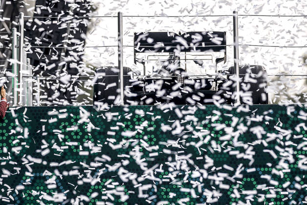 Motorsports: FIA Formula One World Championship, WM, Weltmeisterschaft 2019, Grand Prix of Mexico, Podium ceremony Mexico-City Mexico