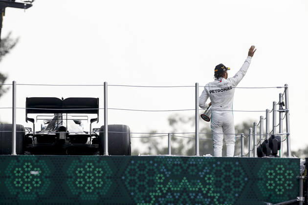 Motorsports: FIA Formula One World Championship, WM, Weltmeisterschaft 2019, Grand Prix of Mexico, 44 Lewis Hamilton (GBR, Mercedes AMG Petronas Motorsport), Mexico-City Mexico