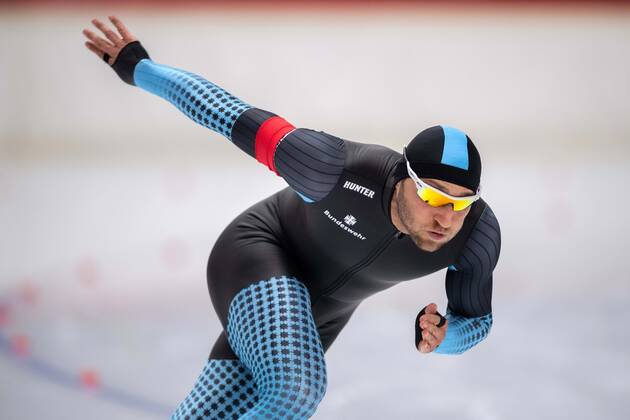 Speed skating Inzell 08 11 2019 Season 2019 2020 German Championships DM 500m Men Men Denny Ihle