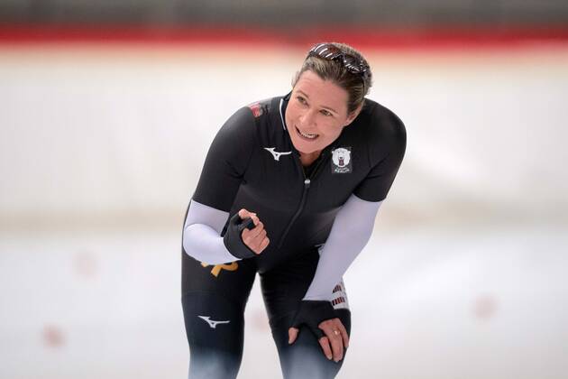 Speed Skating Inzell 08 11 2019 Season 2019 2020 German Championships DM 3000 m Women Women Claudia Pechstein