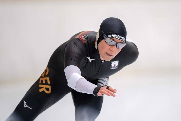 Speed Skating Inzell 08 11 2019 Season 2019 2020 German Championships DM 3000 m Women Women Claudia Pechstein