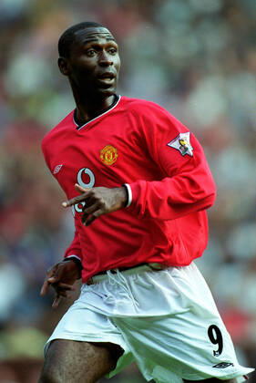 Andy Cole Manchester United, ManU FC Manchester Utd V Fulham Manchester, Old Trafford, Manchester 19 August 2001 Copyright: MaryxEvansxAllstarxMichaelxMayhew 12188177 editorial use only