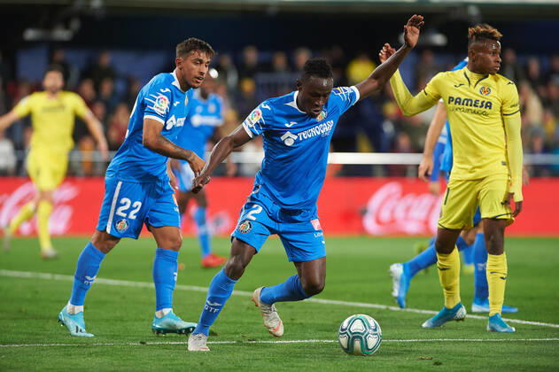 December 21, 2019, Vila-Real, Castellon, Spain: Djene Dakonam of Getafe during the La Liga Santander match between Villarreal and Getafe at Estadio de la Ceramica on December 21, 2019 in Vila-real, Spain Soccer: La Liga - Villarreal v Getafe - ZUMAa181 20191221_zaa_a181_139 Copyright: xAFP7x