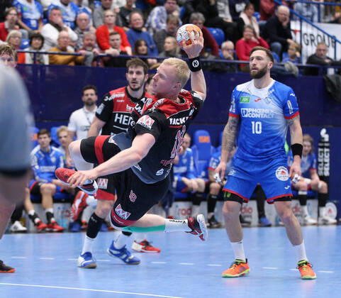 Sebastian Firnhaber HC Erlangen 18 GER, Handball, 1 Bundesliga, TBV Lemgo Lippe vs. HC Erlangen, 26 12 2019 Lemgo Copyright: xStrohdiekx Eibner-Pressefotox EP_jsk