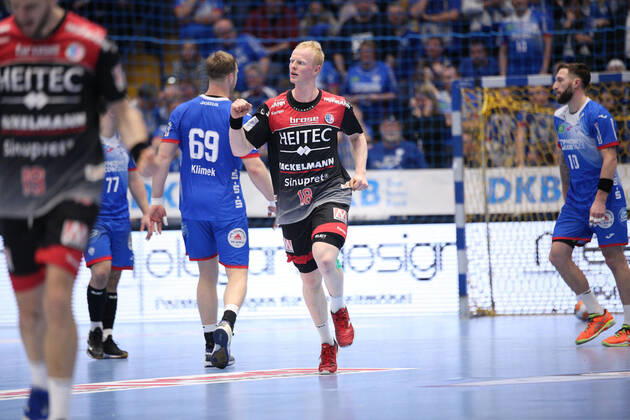 Sebastian Firnhaber HC Erlangen 18 GER, Handball, 1 Bundesliga, TBV Lemgo Lippe vs. HC Erlangen, 26 12 2019 Lemgo Copyright: xStrohdiekx Eibner-Pressefotox EP_jsk