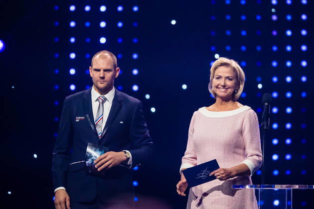 200401 Olaf Tufte and Berit Kjoll during Idrettsgalla 2020 on January 4, 2020 in Hamar Photo Marius Simensen BILDBYRAN Cop 238 award show bbeng idrettsgalla idrettsgallaen,  Copyright: MARIUSxSIMENSEN BB200401BB102
