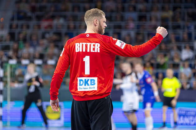 Mannheim, Germany 04 January 2020 Handball international EM 2020 Germany vs. Iceland Johannes Bitter Germany TVB Stuttgart Mannheim SAP Arena Baden Württemberg Germany