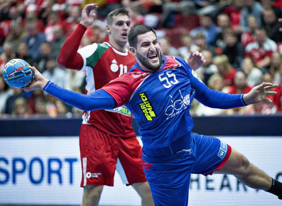 Russias Alexander Ermakov during the match between Hungary Russia in Malmö Arena on Saturday, January 11, 2020 Copy of 20200111 165421 6 spnet, Copenhagen Denmark,  Copyright: Ritzau Scanpix LiselottexSabroex COP106 spdk20200111-170341-L
