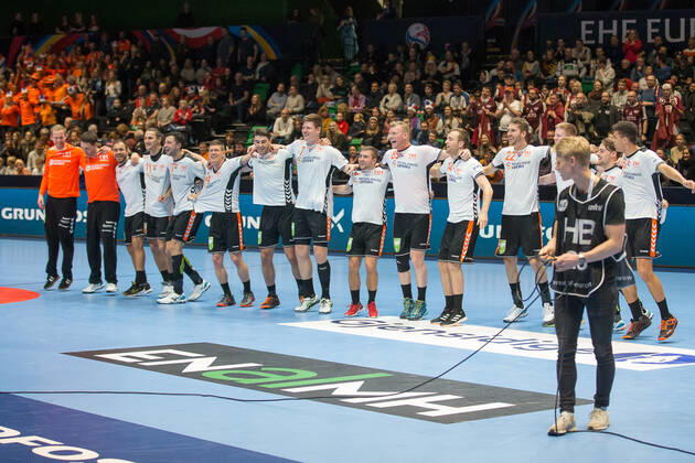 Handball EM, Lettland - Niederlande NETHERLANDS HANDBALL : Championnat d Europe 2020 : Lettonie vs Pays-Bas - 11 01 2020 THEOPHILELaurent Panoramic
