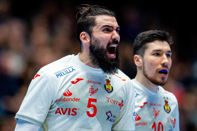 200111 XXX during the EHF European Handball Championship match between Spain and Germany on January 11, 2020 in Trondheim Photo Vegard Wivestad Grott BILDBYRAN kod VG 170462 bbeng handball handball handball handball em 2020 european mens handball championship 2020 em 2020 handballs em 2020 ehf euro 2020 spain spain germany germany germany,  Copyright: VEGARDxWIVESTADxGRoTT BB200111VG051