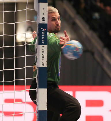 HANDBALL - EHF EURO 2020, AUT vs UKR VIENNA,AUSTRIA,12.JAN.20 - HANDBALL - EHF European Men s Handball Championship 2020, group stage, Austria vs Ukraine. Image shows Thomas Bauer (AUT). GEPAxpictures xChristianxOrt