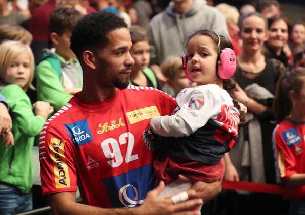 HANDBALL - EHF EURO 2020, AUT vs UKR VIENNA,AUSTRIA,12.JAN.20 - HANDBALL - EHF European Men s Handball Championship 2020, group stage, Austria vs Ukraine. Image shows Raul Santos (AUT). GEPAxpictures xChristianxOrt