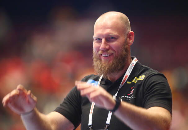 HANDBALL - EHF EURO 2020, AUT vs UKR VIENNA,AUSTRIA,12.JAN.20 - HANDBALL - EHF European Men s Handball Championship 2020, group stage, Austria vs Ukraine. Image shows head coach Ales Pajovic (AUT). GEPAxpictures xChristianxOrt