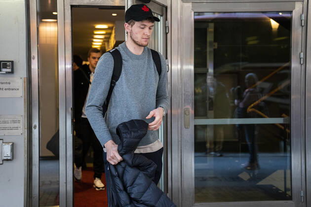 Magnus Landin Jacobsen Handball mens team leaves their hotel Scandic St Jörgen in Malmoe on Thursday, January 16, 2020 The Danish handball men are out of the European Championship, which ended for them on Wednesday after three matches in the inaugural group game, Copenhagen Denmark,  Copyright: MartinxSylvestx cop105 spdk20200116-111839-L