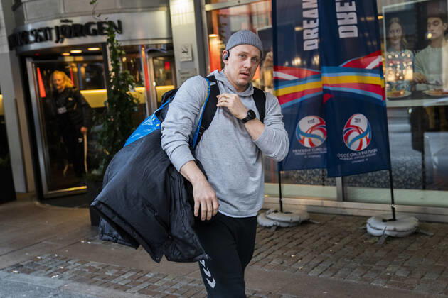 Morten Olsen Handball mens team leaves their hotel Scandic St Jörgen in Malmoe Thursday, January 16, 2020,  Copyright: MartinxSylvestx cop105 spdk20200116-113158-L