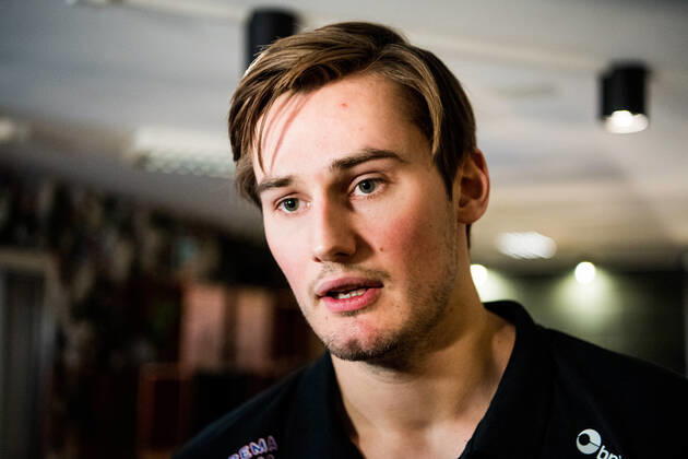 200116 Magnus Abelvik Rod was interviewed by the media during a press meeting with Norway during the EHF European Handball Championship on January 16, 2020 in Malmö Photo Ludvig Thunman BILDBYRAN code LT 35703 bbeng ehf euro 2020 em 2020 european mens handball championship 2020 handball handball handball em 2020 handball handball em 2020 norway norge press meeting press meeting, Copyright: LUDVIGxTHUNMAN BB200116LT012
