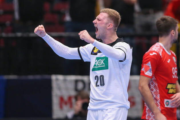 Men s EHF Euro 2020 - Belarus v Germany 16.01.2020., Wiener Stadthalle, Vienna, Ausrtia - Men s EHF Euro 2020, Main Round, group 1, 1st round, Belarus - Germany. Philipp Weber. LukaxStanzl PIXSELL