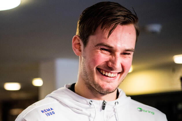 200118 Magnus Abelvik Rod was interviewed by the media during a press meeting with Norway during the EHF European Handball Championship on January 18, 2020 in Malmö Photo Ludvig Thunman BILDBYRAN code LT 35709 bbeng ehf euro 2020 em 2020 european mens handball championship 2020 handball handball handball em 2020 handball handball em 2020 norway norway press meeting press meeting, Copyright: LUDVIGxTHUNMAN BB200118LT011