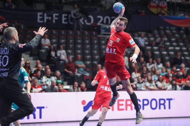 PXL_EURO 2020_Belarus vs Czech Republic 18.01.2020., Wiener Stadthalle, Vienna, Austria - Men s EHF EURO 2020, main round, group I ,match between Belarus and Czech Republic at Wiener Stadthalle.. Marek Vanco. LukaxStanzl PIXSELL
