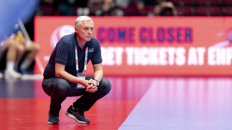 Iouri Chevtsov Coach, Belarus Belarus vs. Czech Republic, Handball, Main Round, EHF Euro 2020, 18 01 20 Vienna Vienna Austria Copyright: xAgentur54Gradx xFelixxKoenigx