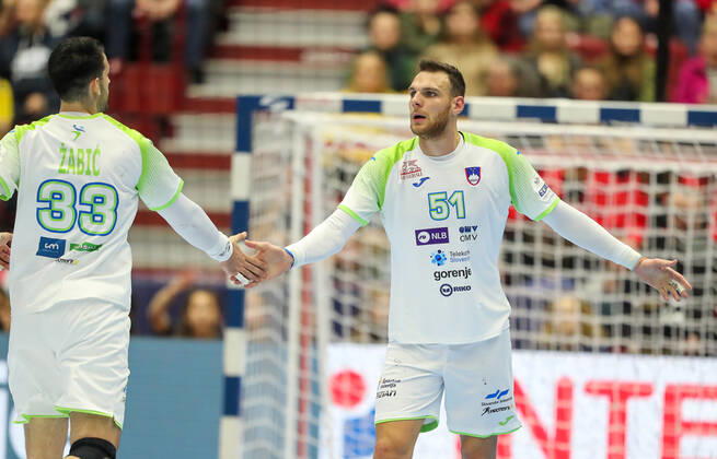 Borut Mackovsek (Slovenie) HANDBALL : Slovenie vs Hongrie - EHF euro 2020 - main round - 19 01 2020 BertrandDelhomme Panoramic 