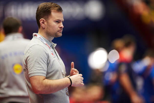 Sweden s headcoah Kristjan Andresson during the Men s European Handball Championship main round Group 2 match between Slovenia and Hungary at Malmo Arena, Friday Jan 19, 2020 Photo Andreas Hillergren TT code 10600 Malmo Sweden HANDBALL x10600x,  Copyright: xAndreasxHillergren TTx EURO HANDBALL NORWAY-SWEDEN