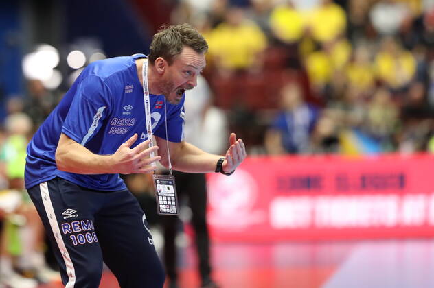 Norway s coach Christian Berge reacts during the Men s European Handball Championship main round Group 2 match between Slovenia and Hungary at Malmo Arena, Friday Jan 19, 2020 Photo Andreas Hillergren TT code 10600 Malmo Sweden HANDBALL x10600x,  Copyright: xAndreasxHillergren TTx EURO HANDBALL NORWAY-SWEDEN