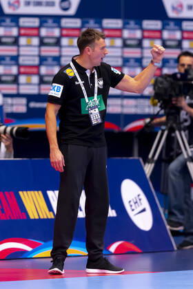 Christian Prokop coach, Germany is happy to celebrate Austria vs. Germany, Handball, main round, EHF Euro 2020, 20 01 20 Vienna Vienna Vienna Austria Copyright: xAgentur54Gradx xFelixxKoenigx